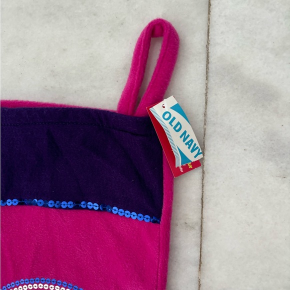 Old Navy Christmas Stocking Pink Purple Sequin NWT - Picture 4 of 7